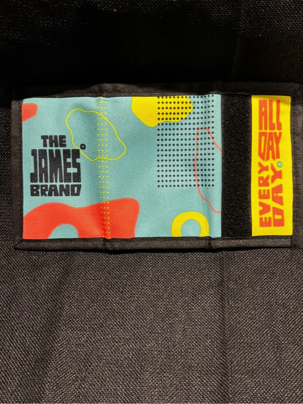 The James Brand Men’s Wallet - Aqua with Velcro closure